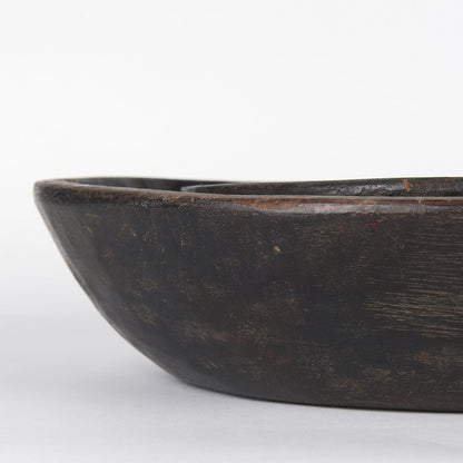 Mercana - Nikita Large Black-Brown Reclaimed Wood Bowls (Set of 2) - 70146 view 6