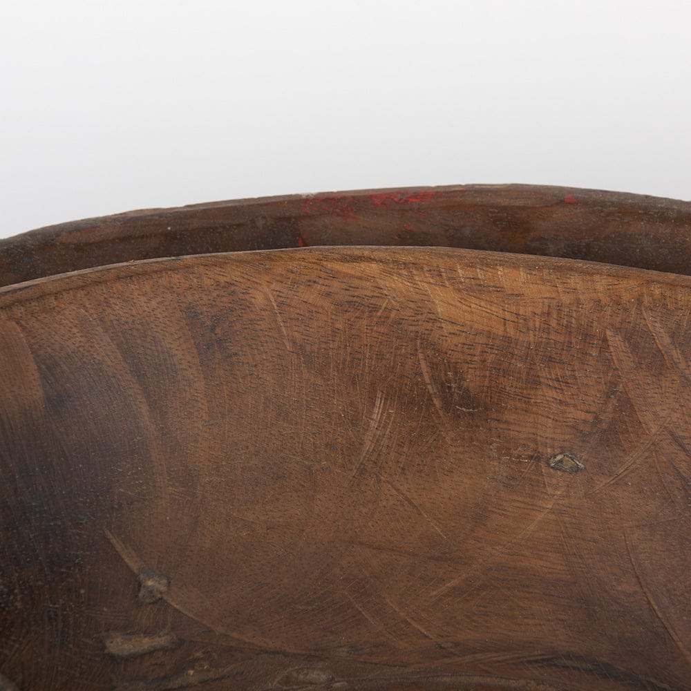 Mercana - Nikita Large Medium Brown Reclaimed Wood Bowls (Set of 2) - 70145 view 5