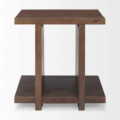 Mercana - Nohr Medium Brown Wood Accent Table - 70108 view 2