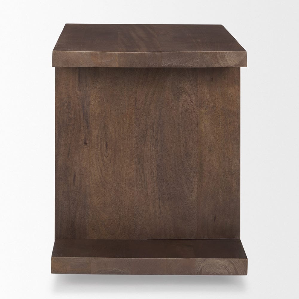Mercana - Nohr Medium Brown Wood Accent Table - 70108 view 3