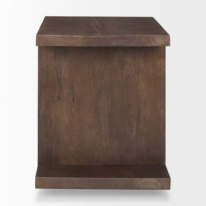 Mercana - Nohr Medium Brown Wood Accent Table - 70108 view 3