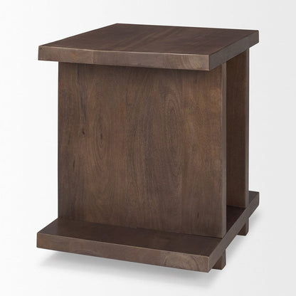 Mercana - Nohr Medium Brown Wood Accent Table - 70108 view 4