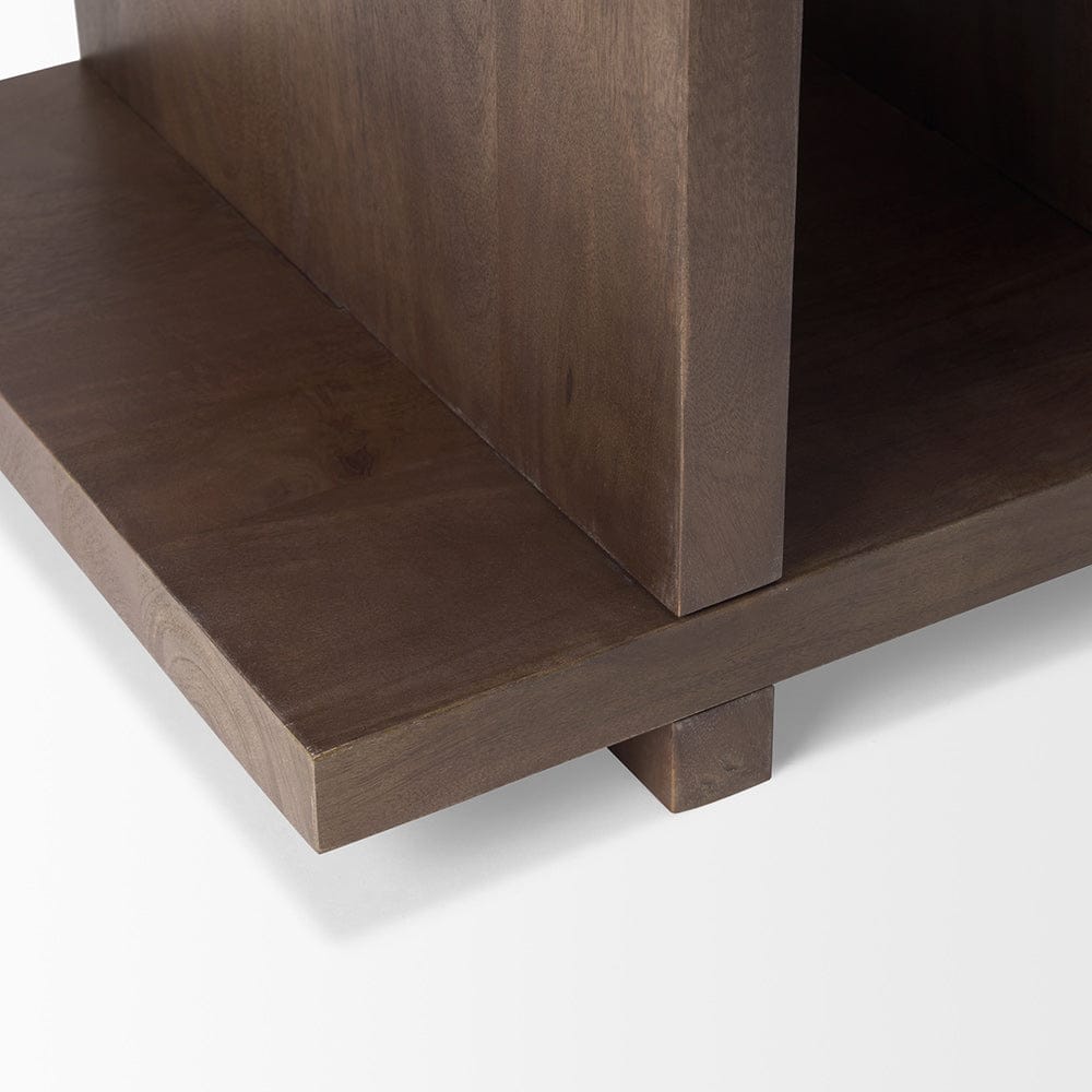 Mercana - Nohr Medium Brown Wood Accent Table - 70108 view 7
