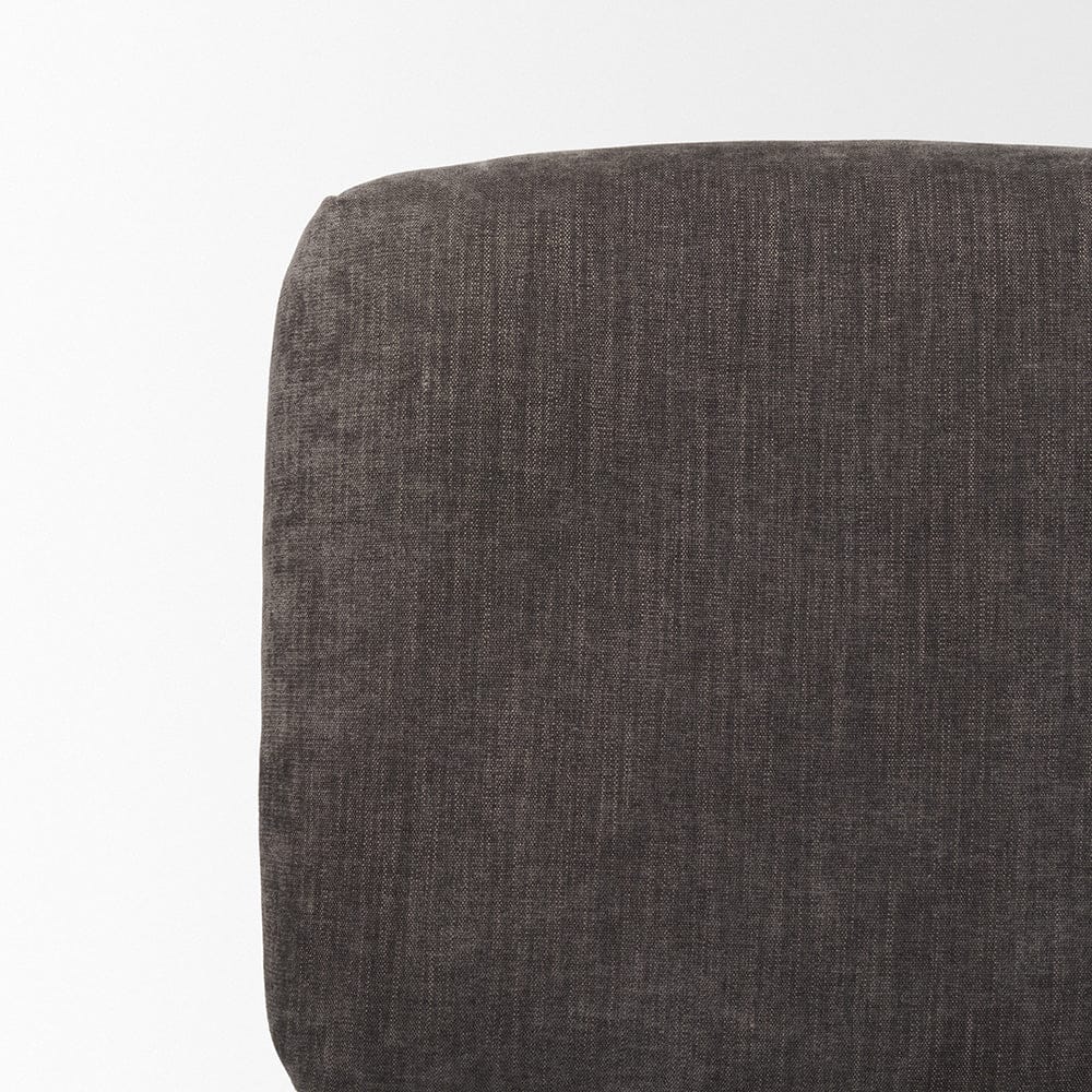Mercana - Nora Charcoal Fabric w/ Matte Black Metal Legs Accent Chair - 70732_CLOSEOUT view 7