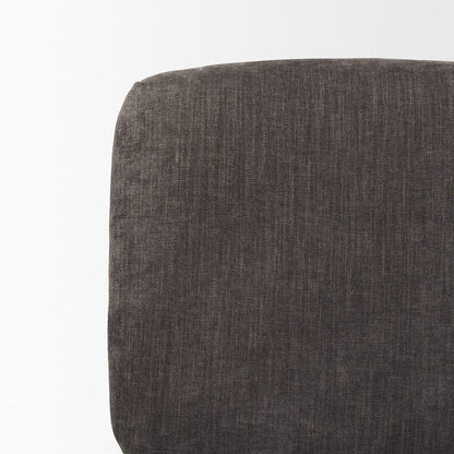 Mercana - Nora Charcoal Fabric w/ Matte Black Metal Legs Accent Chair - 70732_CLOSEOUT view 7