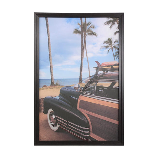 Mercana - North Shore by White Rock Girl a Hand Embellished Textured Framed Art Print Matted under Glass - 14106 view 1