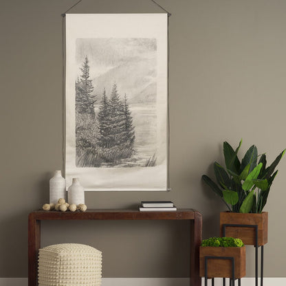 Mercana - Northern Forest I by Mercana Studio a Hand Embelished Textured Framed Art Print - 15406 view 6