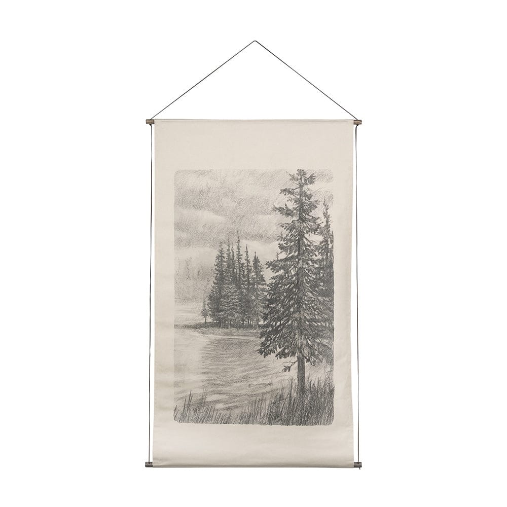 Mercana - Northern Forest II by Mercana Studio a Hand Embelished Textured Framed Art Print - 15407 view 1