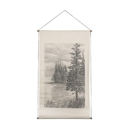 Mercana - Northern Forest II by Mercana Studio a Hand Embelished Textured Framed Art Print - 15407 view 1