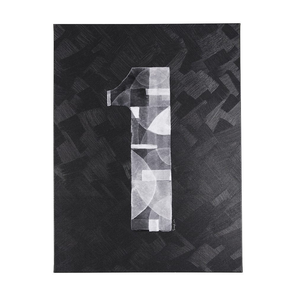 Mercana - Numbers I by Mercana Studio a Hand Embellished Textured Canvas - 102361-L view 1