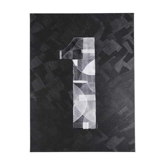 Mercana - Numbers I by Mercana Studio a Hand Embellished Textured Canvas - 102361-L view 1