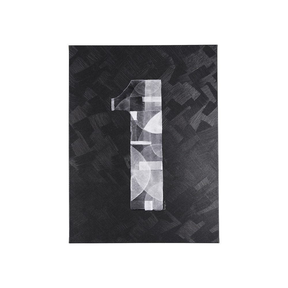 Mercana - Numbers I by Mercana Studio a Hand Embellished Textured Canvas - 102361-S view 1