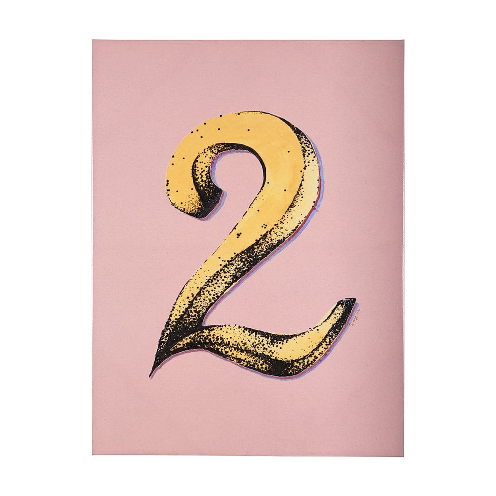 Mercana - Numbers II by Mercana Studio a Hand Embellished Textured Canvas - 102362-L view 1