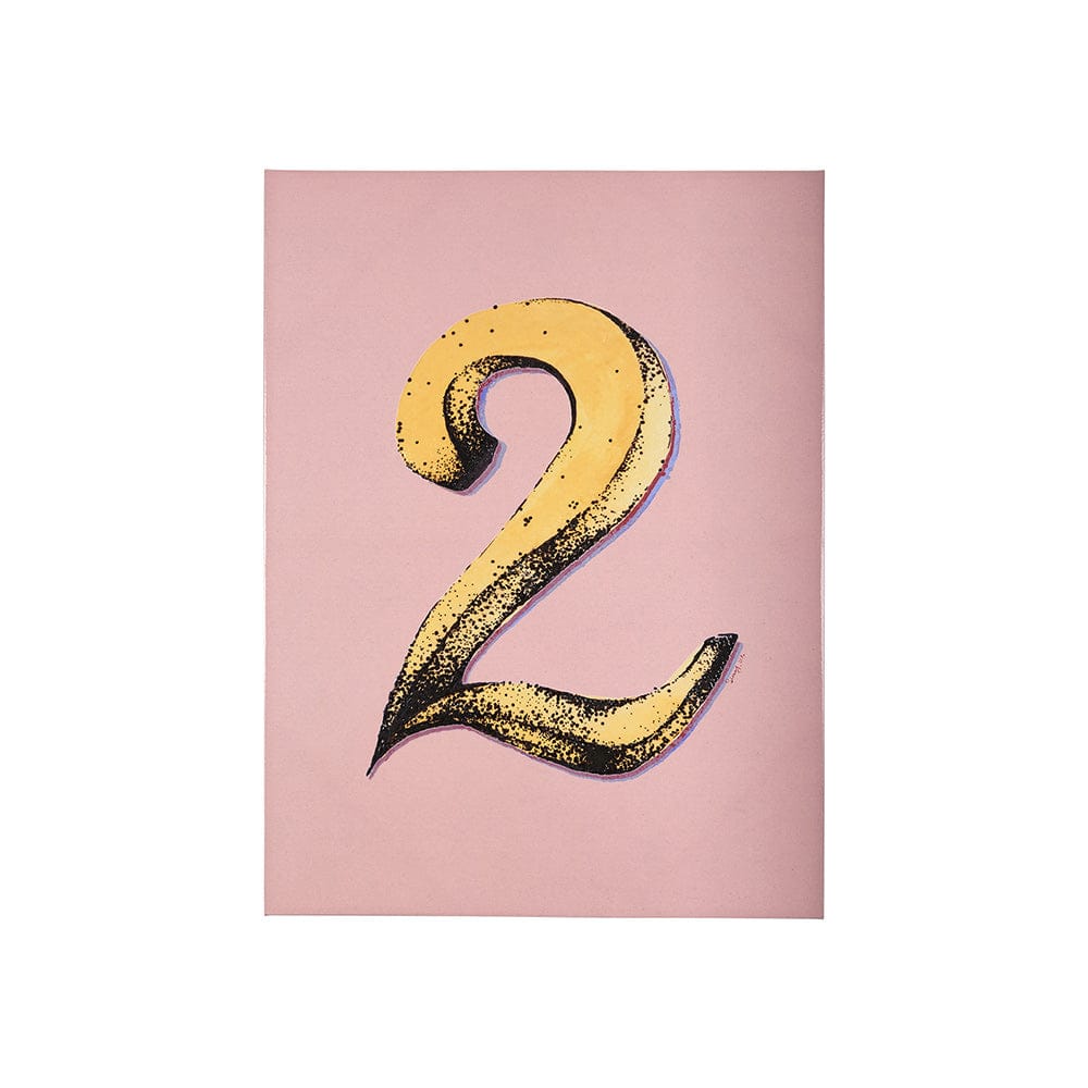 Mercana - Numbers II by Mercana Studio a Hand Embellished Textured Canvas - 102362-S view 1