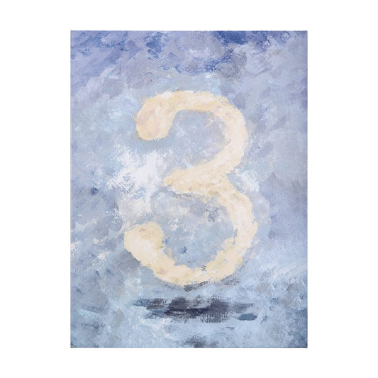 Mercana - Numbers III by Mercana Studio a Hand Embellished Textured Canvas - 102363-L view 1