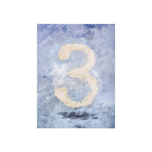 Mercana - Numbers III by Mercana Studio a Hand Embellished Textured Canvas - 102363-S view 1