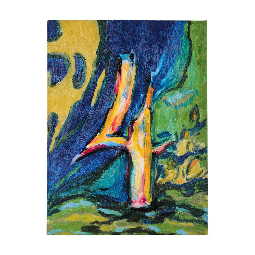 Mercana - Numbers IV by Mercana Studio a Hand Embellished Textured Canvas - 102364-L view 1