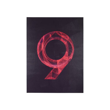 Mercana - Numbers IX by Mercana Studio a Hand Embellished Textured Canvas - 102369-S view 1