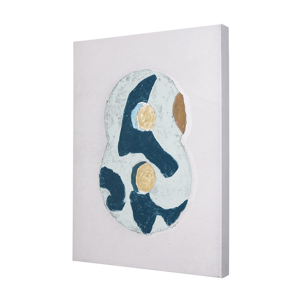 Mercana - Numbers VIII by Mercana Studio a Hand Embellished Textured Canvas - 102368-S view 2
