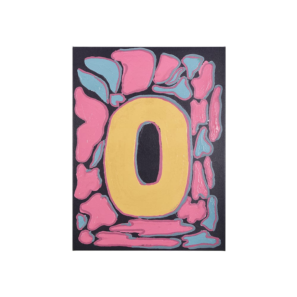 Mercana - Numbers X by Mercana Studio a Hand Embellished Textured Canvas - 102370-S view 1