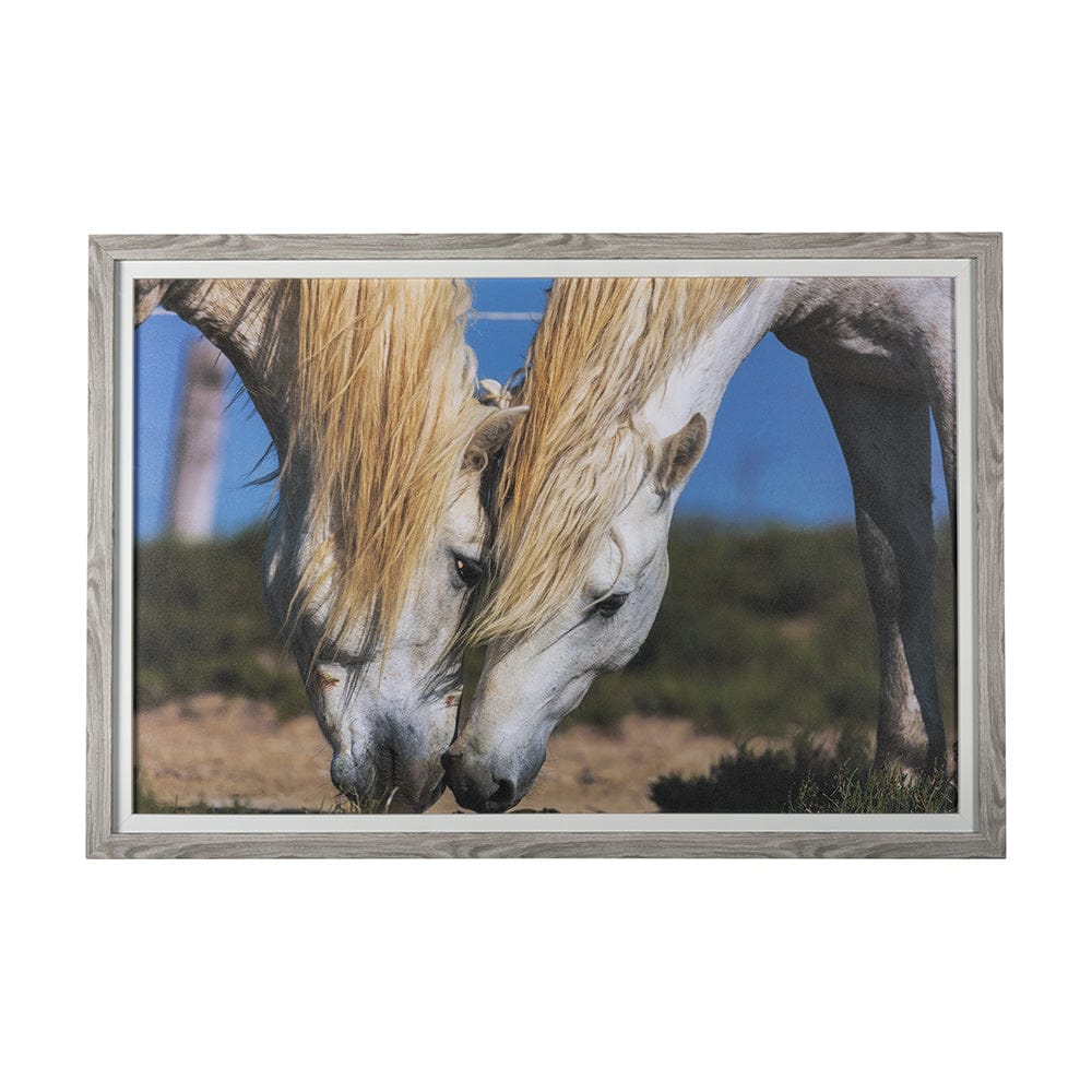 Mercana - Nuzzled Together by Mercana Studio a Hand Embellished Textured Framed Art Photo Matted under Glass - 14946 view 1