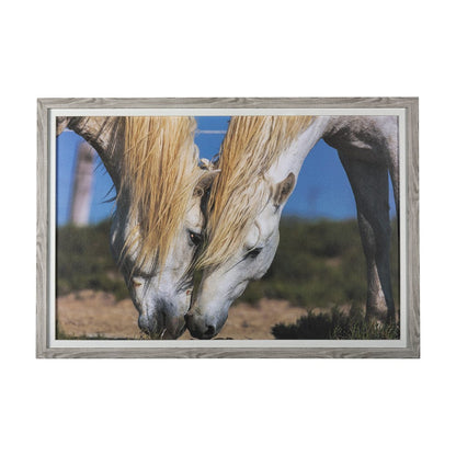 Mercana - Nuzzled Together by Mercana Studio a Hand Embellished Textured Framed Art Photo Matted under Glass - 14946 view 1