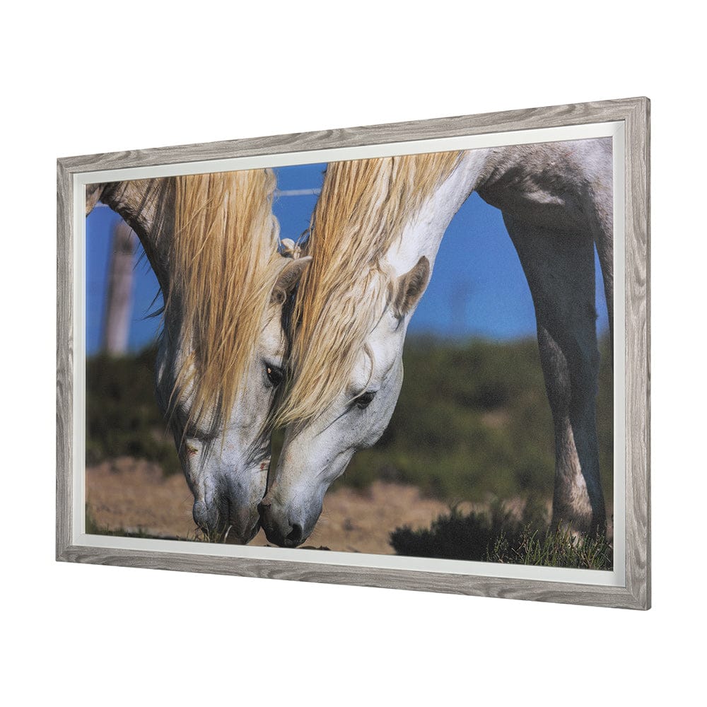 Mercana - Nuzzled Together by Mercana Studio a Hand Embellished Textured Framed Art Photo Matted under Glass - 14946 view 2