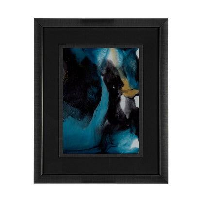 Mercana - Ocean Currents II by Mercana Studio a Hand Embellished Textured Framed Art Print Matted under Glass - 13469 view 1