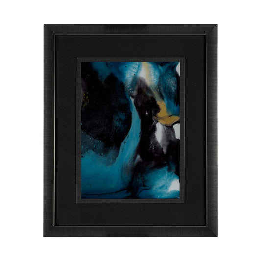 Mercana - Ocean Currents II by Mercana Studio a Hand Embellished Textured Framed Art Print Matted under Glass - 13469 view 1