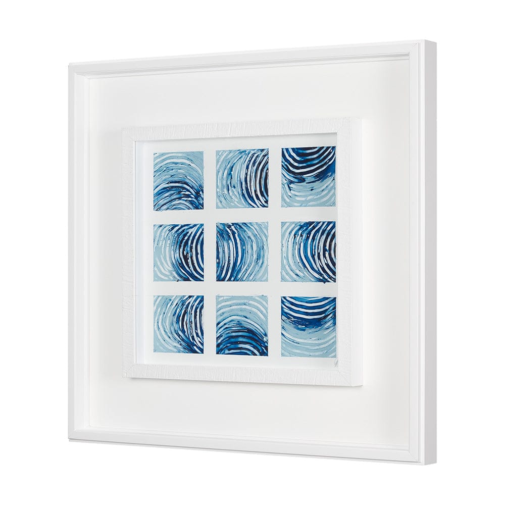Mercana - Ocean Sounds II by Studio M a handmade Original Framed Artwork under Glass - 15038 view 2