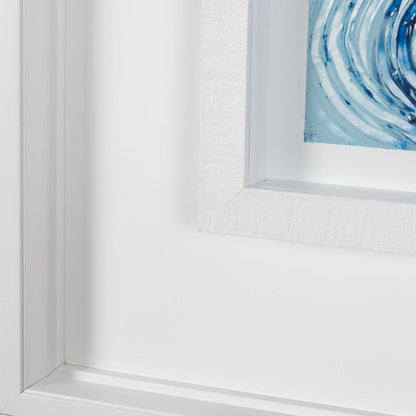 Mercana - Ocean Sounds II by Studio M a handmade Original Framed Artwork under Glass - 15038 view 5