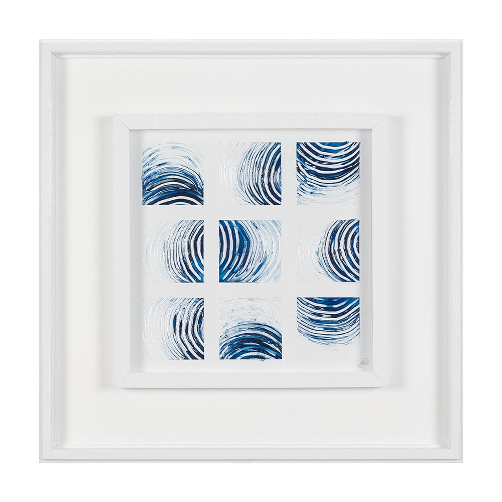 Mercana - Ocean Sounds II by Studio M a handmade Original Framed Artwork under Glass - 15039 view 1