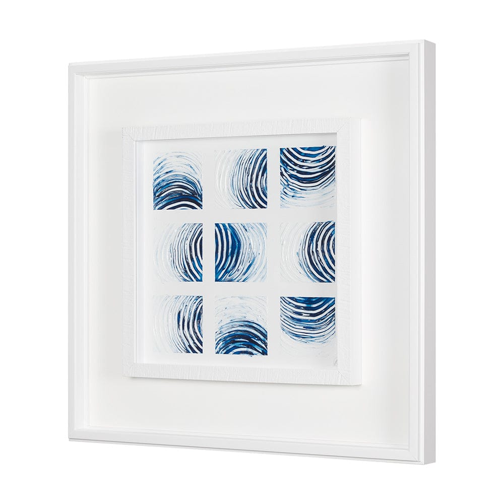 Mercana - Ocean Sounds II by Studio M a handmade Original Framed Artwork under Glass - 15039 view 2