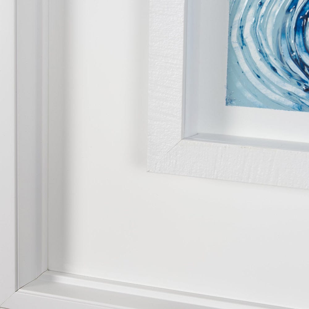 Mercana - Ocean Sounds II by Studio M a handmade Original Framed Artwork under Glass - 15039 view 5