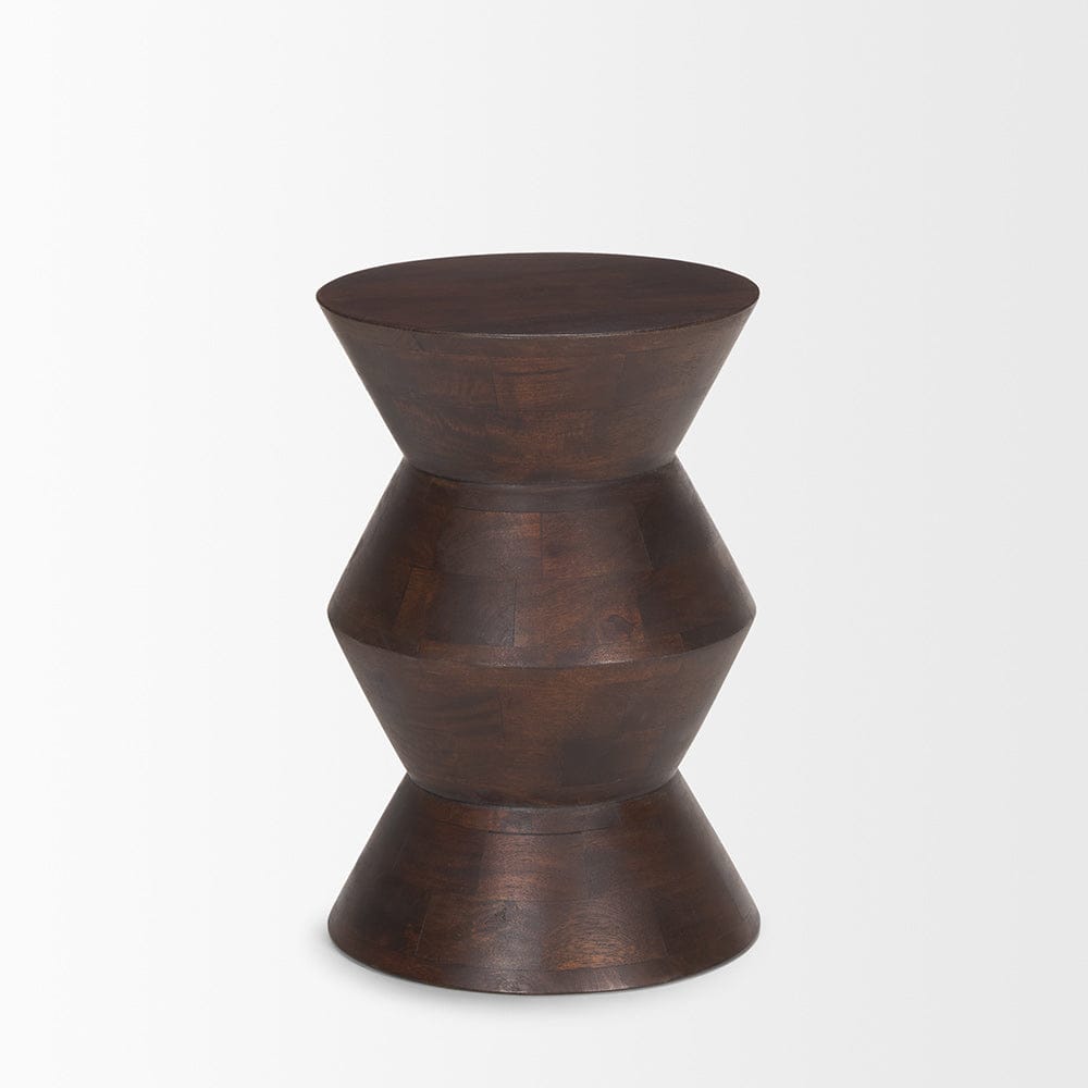 Mercana - Odessa Dark Brown Wood Accent Table - 70509 view 2