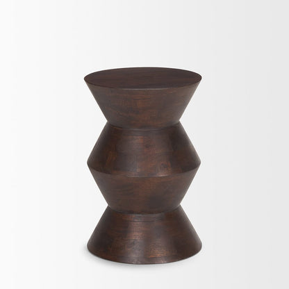 Mercana - Odessa Dark Brown Wood Accent Table - 70509 view 2