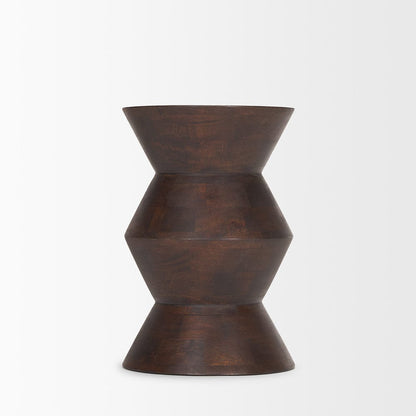 Mercana - Odessa Dark Brown Wood Accent Table - 70509 view 3