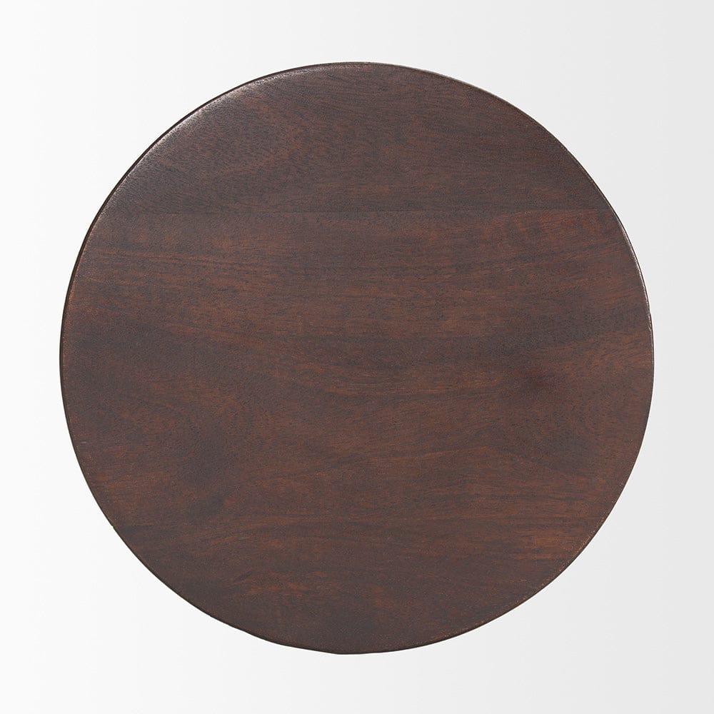 Mercana - Odessa Dark Brown Wood Accent Table - 70509 view 4