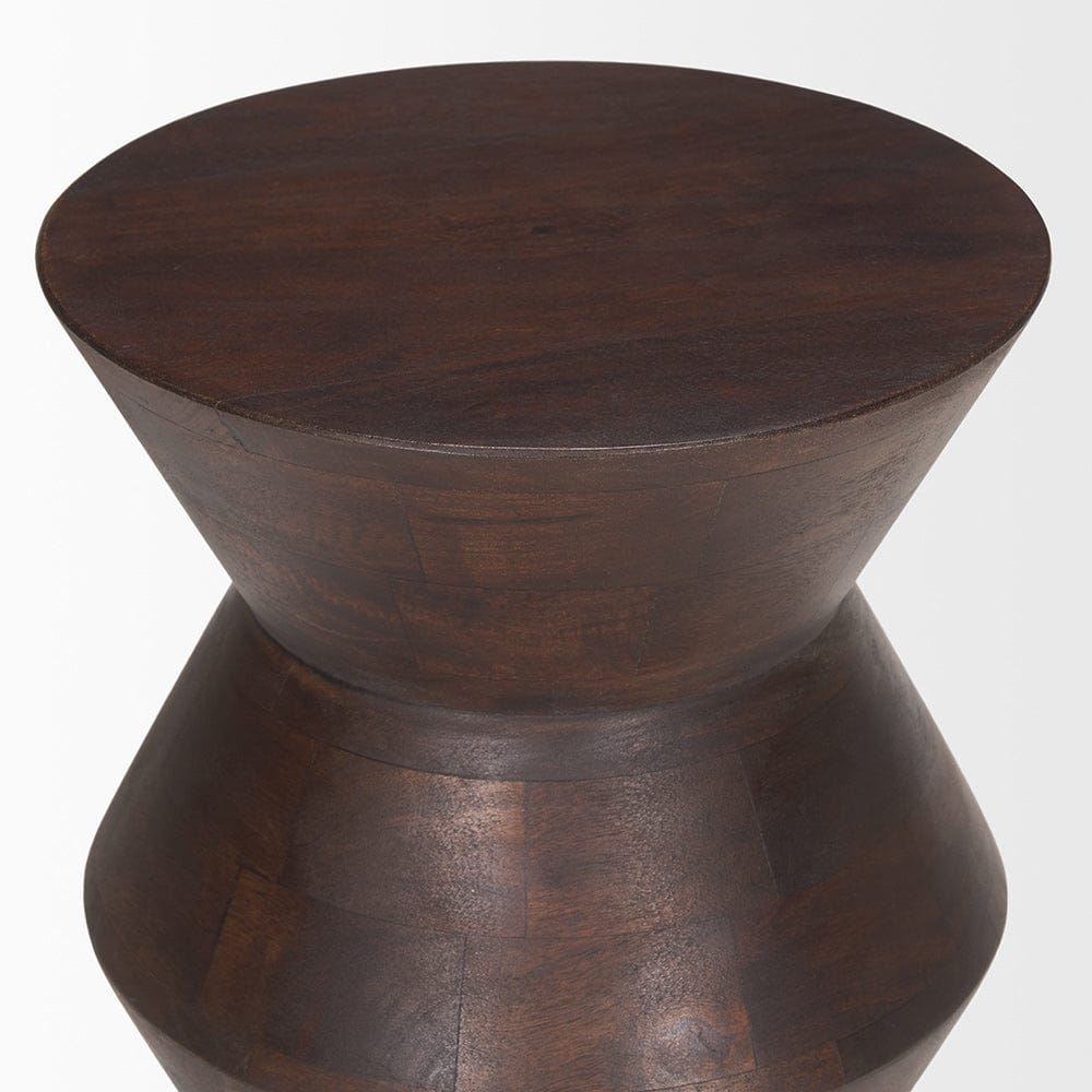 Mercana - Odessa Dark Brown Wood Accent Table - 70509 view 5