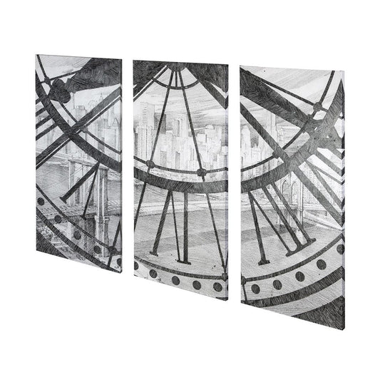 Mercana - Of Time and The River I by Mercana Studio a Hand Embellished Textured Canvas - 101007-L view 1
