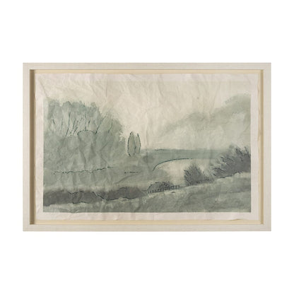 Mercana - Off By The River by Mercana Studio a Hand Embellished Framed Art Print Matted under Glass - 15471 view 1