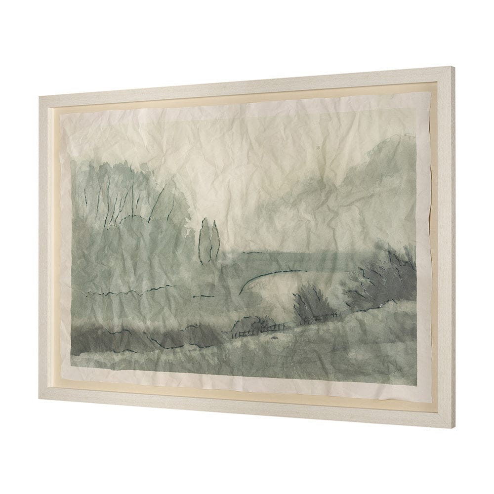 Mercana - Off By The River by Mercana Studio a Hand Embellished Framed Art Print Matted under Glass - 15471 view 2