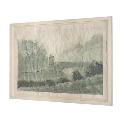 Mercana - Off By The River by Mercana Studio a Hand Embellished Framed Art Print Matted under Glass - 15471 view 2