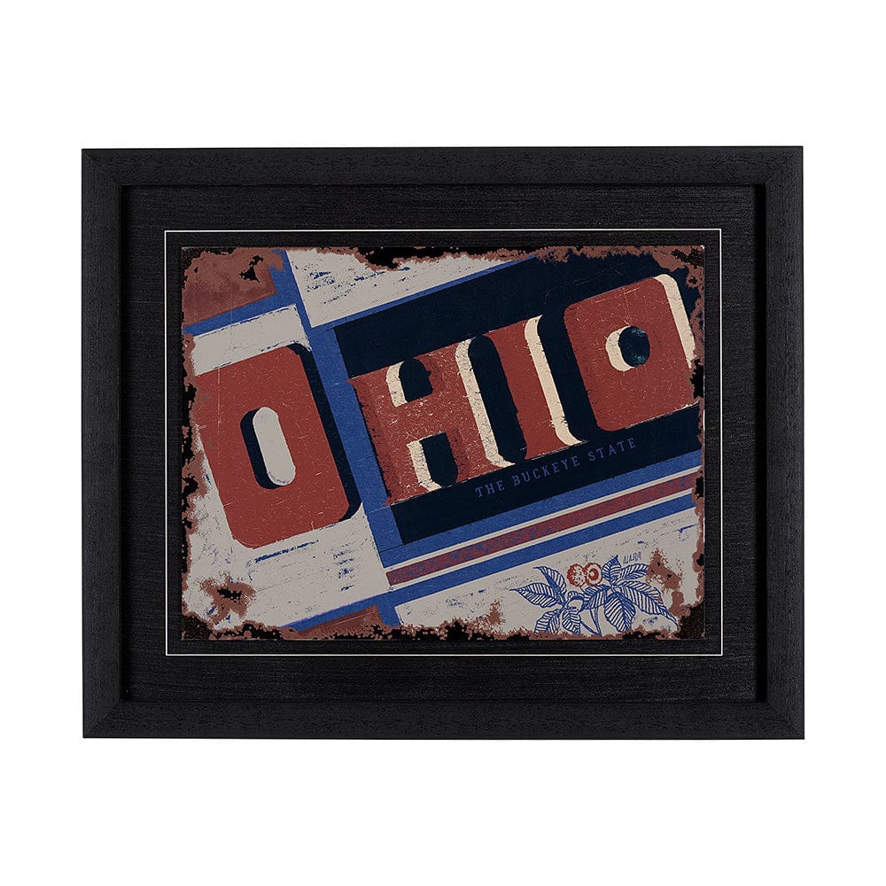Mercana - Ohio by Alarm a Hand Embellished Textured Framed Art Print - 13223 view 1