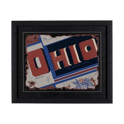 Mercana - Ohio by Alarm a Hand Embellished Textured Framed Art Print - 13223 view 1