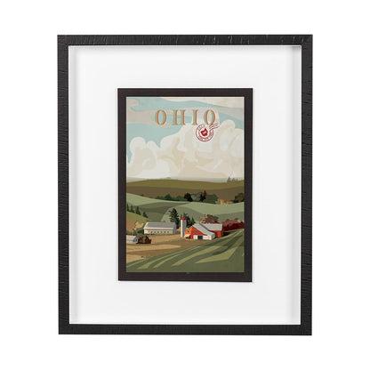 Mercana - Ohio Go USA M by Mercana Studio a Framed Art Print Matted under Glass - 13583 view 1