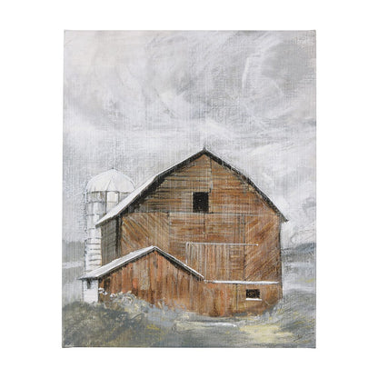 Mercana - Old Barn I by Mercana Studio a Hand Embellished Textured Canvas - 102409-L view 1