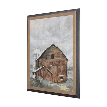 Mercana - Old Barn I by Mercana Studio a Hand Embellished Textured Framed Art Print - 14603 view 2