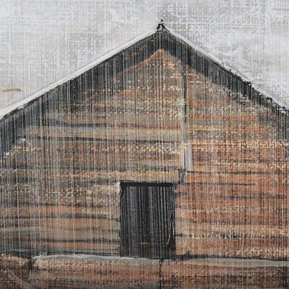 Mercana - Old Barn I by Mercana Studio a Hand Embellished Textured Framed Art Print - 14603 view 6