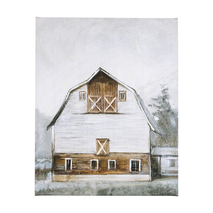 Mercana - Old Barn II by Mercana Studio a Hand Embellished Textured Canvas - 102410-L view 1